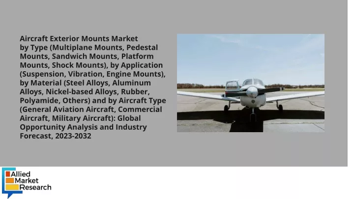 aircraft exterior mounts market by type