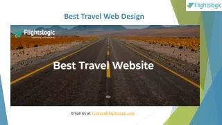 best travel web design