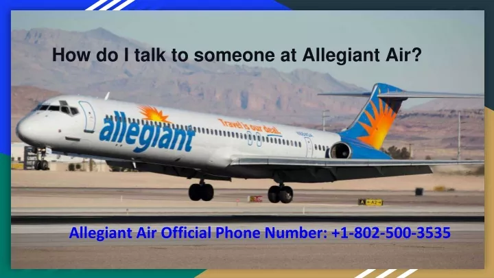 how do i talk to someone at allegiant air