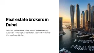 Discover Dubai's Best Real Estate Brokers: A Comprehensive Review