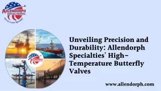 unveiling precision and durability allendorph