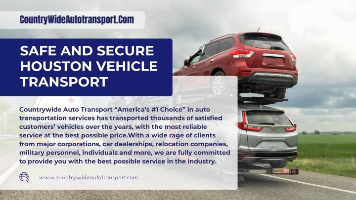 safe and secure houston vehicle transport