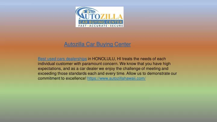 autozilla car buying center