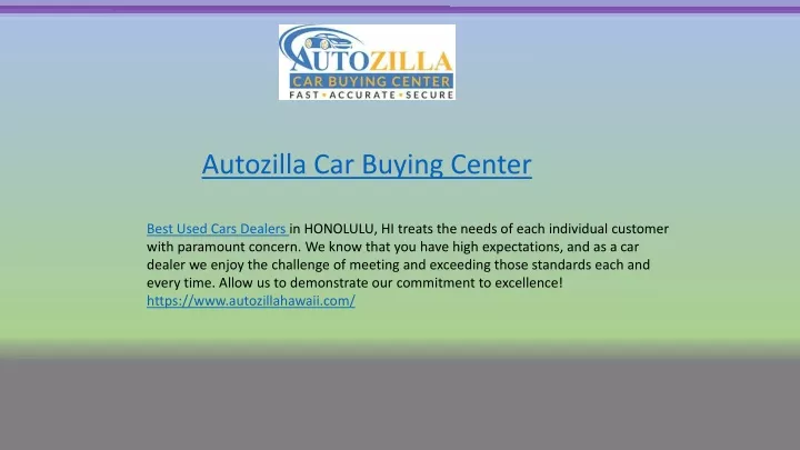 autozilla car buying center