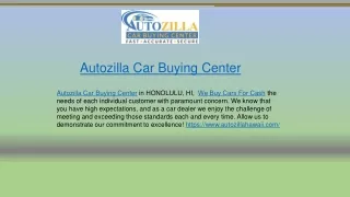 autozilla car buying center