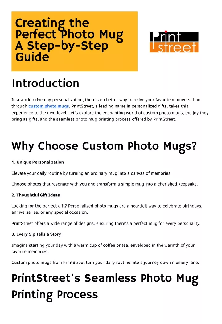 creating the perfect photo mug a step by step