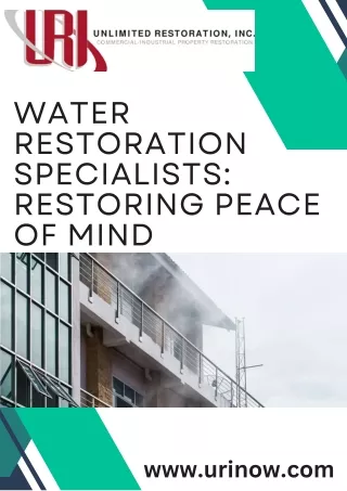 Revitalize Your Space with Expert Care Water Restoration Specialists