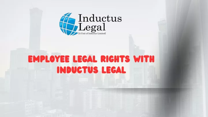 employee legal rights with inductus legal