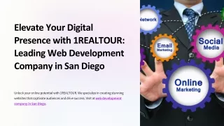 Elevate Your Digital Presence with 1REALTOUR Leading Web Development Company in San Diego