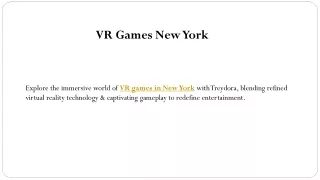 VR Games New York