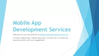 Unleash Innovation: Bespoke Mobile App Development Services
