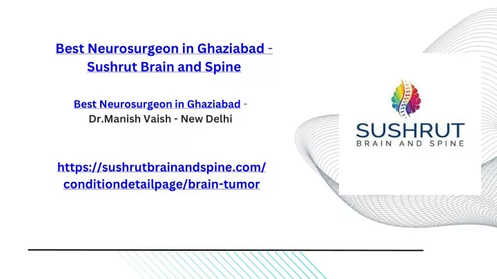 best neurosurgeon in ghaziabad sushrut brain