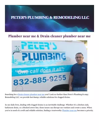 peter s plumbing remodeling llc peter s plumbing