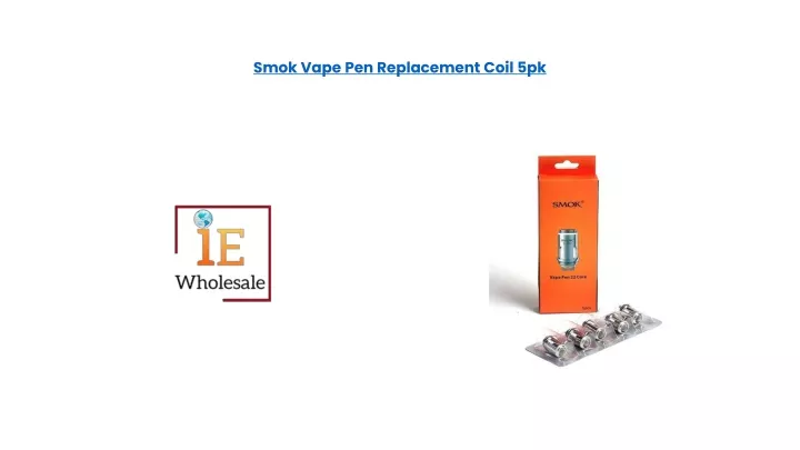 smok vape pen replacement coil 5pk