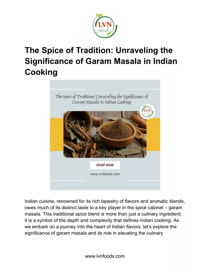 the spice of tradition unraveling