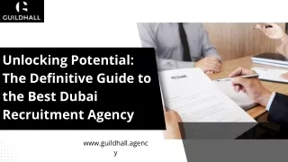 Top 10 Best Recruitment Agency in Dubai