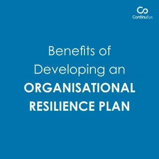 benefits of developing an organisational