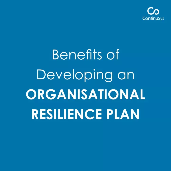 benefits of developing an organisational