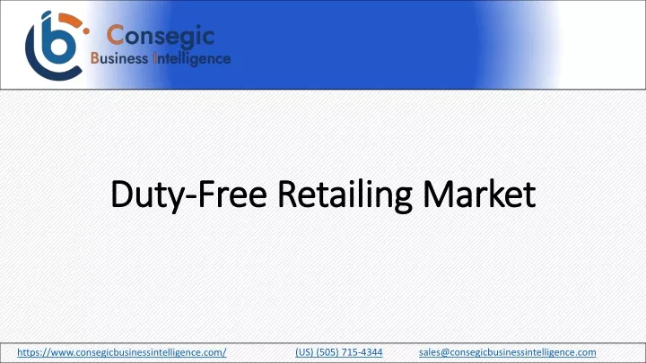 duty free retailing market