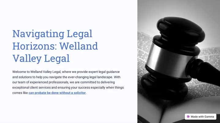 navigating legal horizons welland valley legal