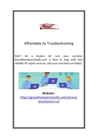 Affordable Ac Troubleshooting