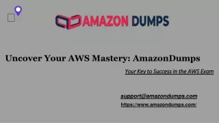 Master in AWS Dumps for achieving Success: Black Friday Deal - 20% Discount on A