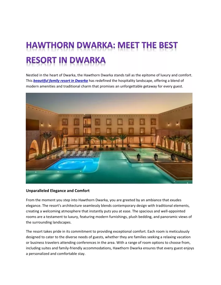 nestled in the heart of dwarka the hawthorn