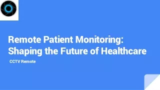 Remote Patient Monitoring_ Shaping the Future of Healthcare