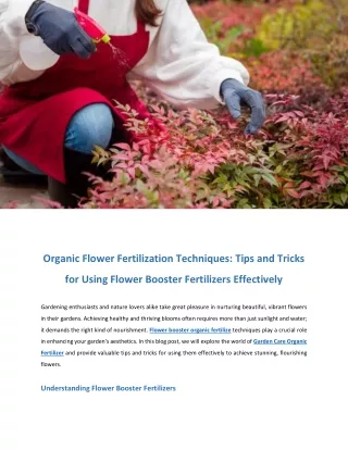 Kisan4U_Organic_Flower_Fertilization_Techniques_Tips_and_Tricks