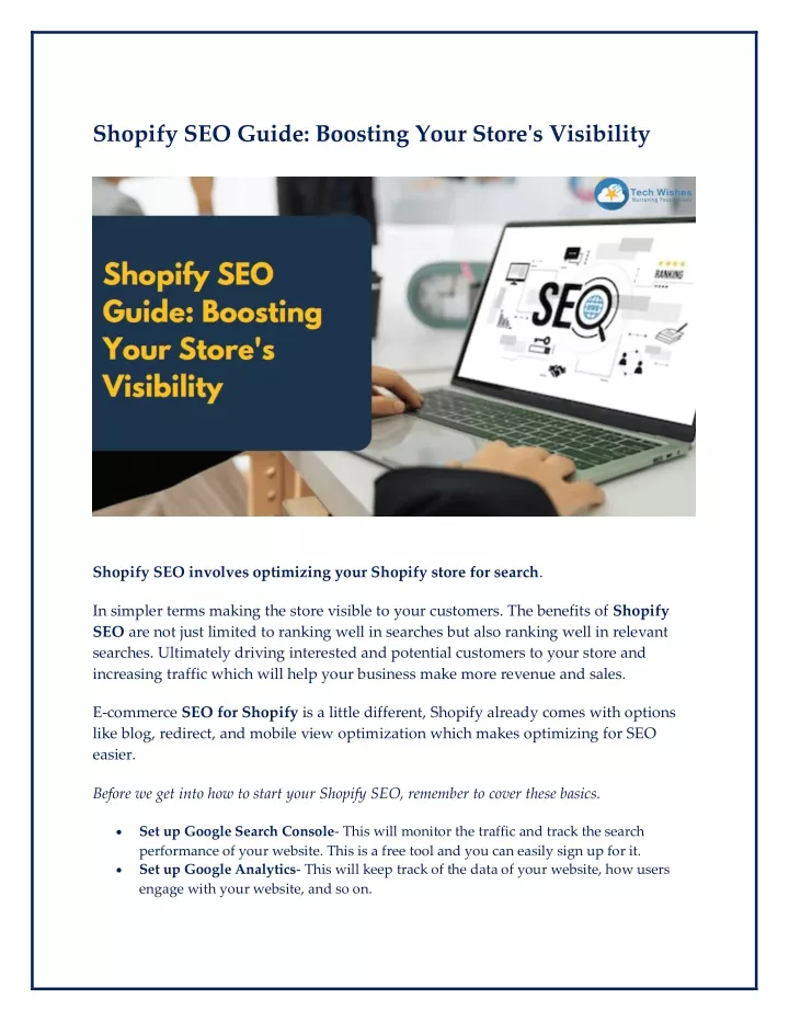 shopify seo guide boosting your store s visibility