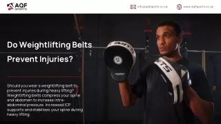 do weightlifting belts prevent injuries