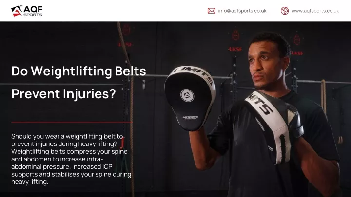 do weightlifting belts prevent injuries