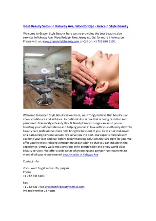 Lashes Tint Lifting in Woodbridge| Head Massage Spa Center in Rahway Ave, NJ