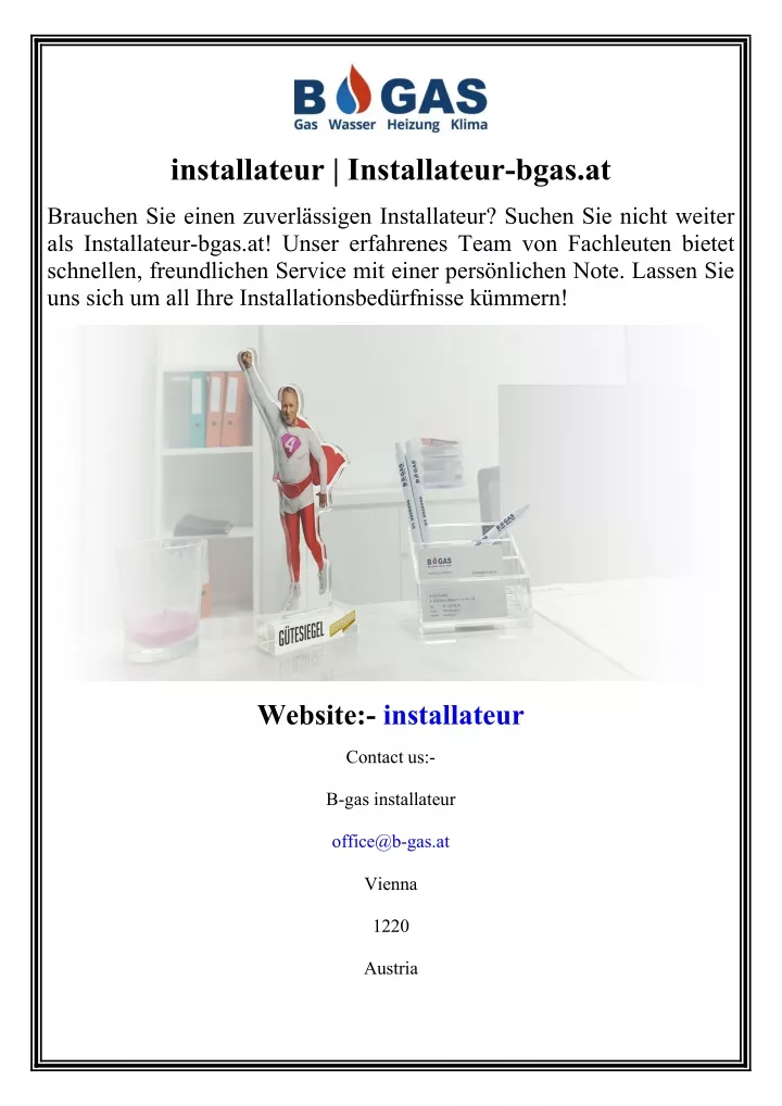 installateur installateur bgas at