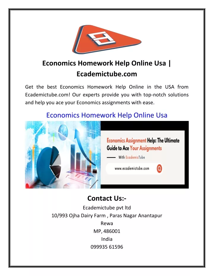 economics homework help online usa ecademictube