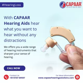 Hear Better with Hearing aids | CAPAAR Hearing Solutions in Bangalore