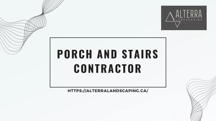 porch and stairs contractor