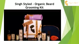 Singh Styled - Organic Beard Grooming Kit