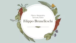 Filippo Brunelleschi - Pitotti, Rollo, Spano, Muhammad