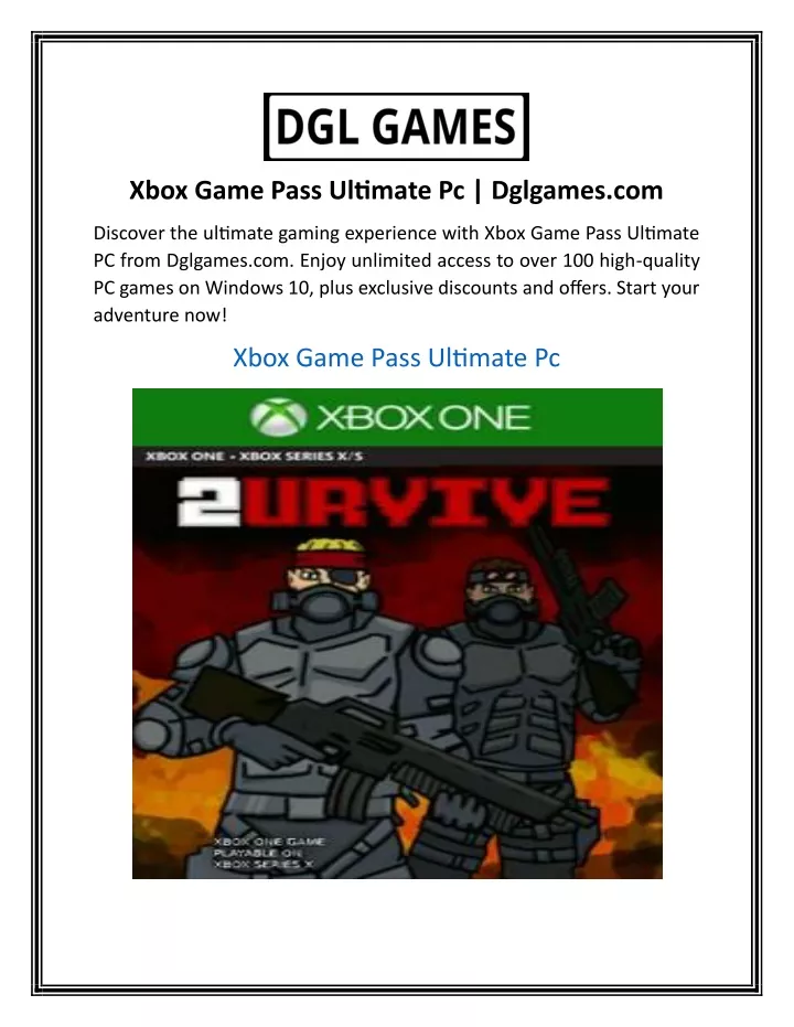 xbox game pass ultimate pc dglgames com