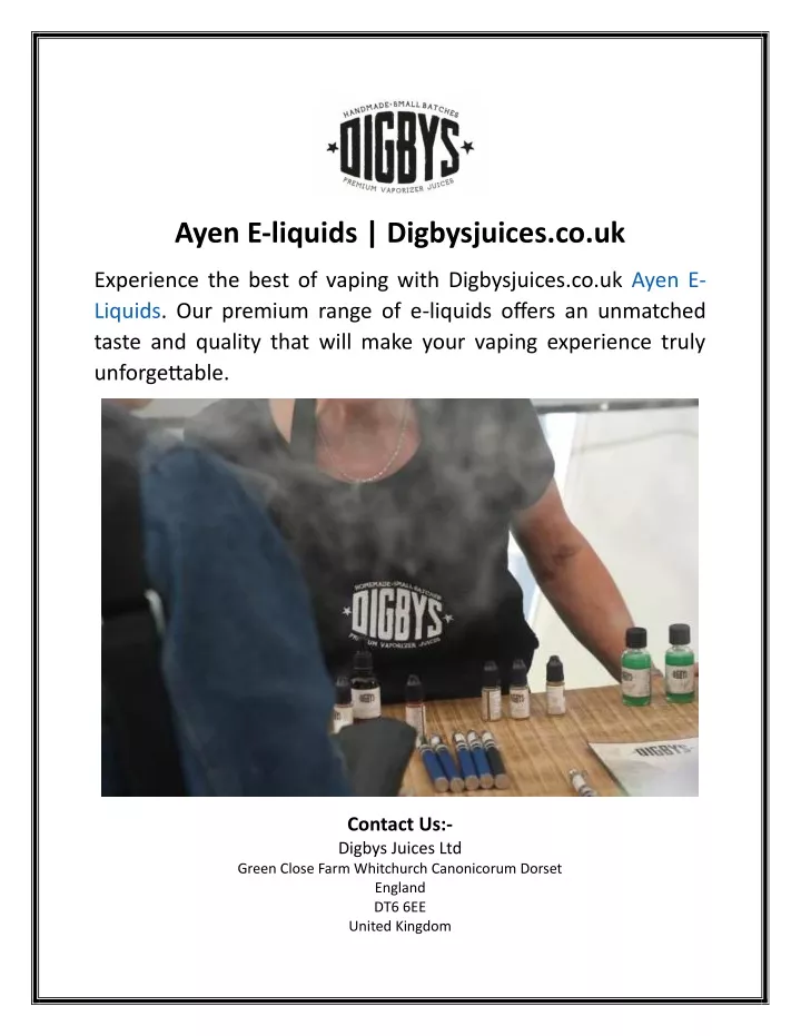 ayen e liquids digbysjuices co uk