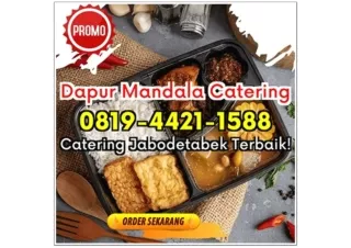 HP 0819-4421-1588 Catering Nasi Bakar Depok Sawangan Lama Dapur Mandala