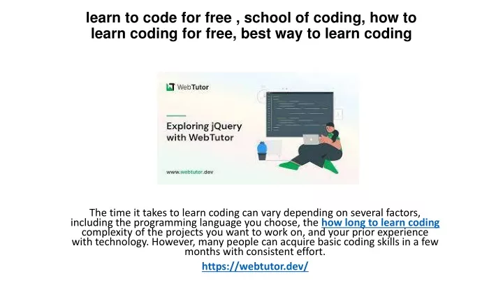 learn to code for free school of coding how to learn coding for free best way to learn coding