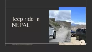 Jeep Ride in Nepal