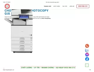 Cho thuê máy photocopy giá rẻ