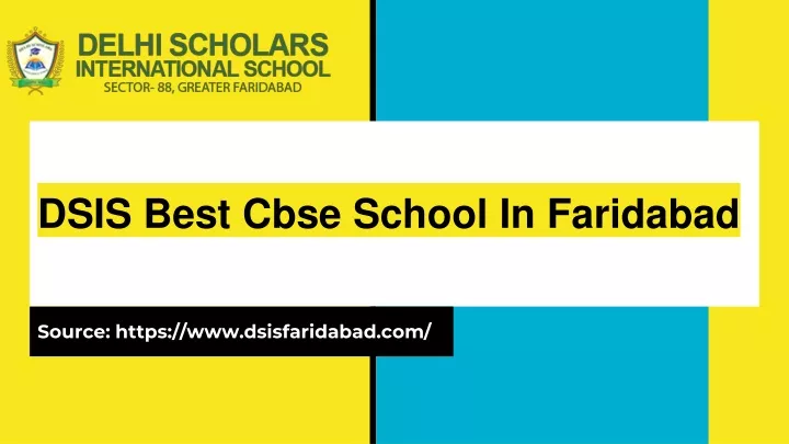 dsis best cbse school in faridabad