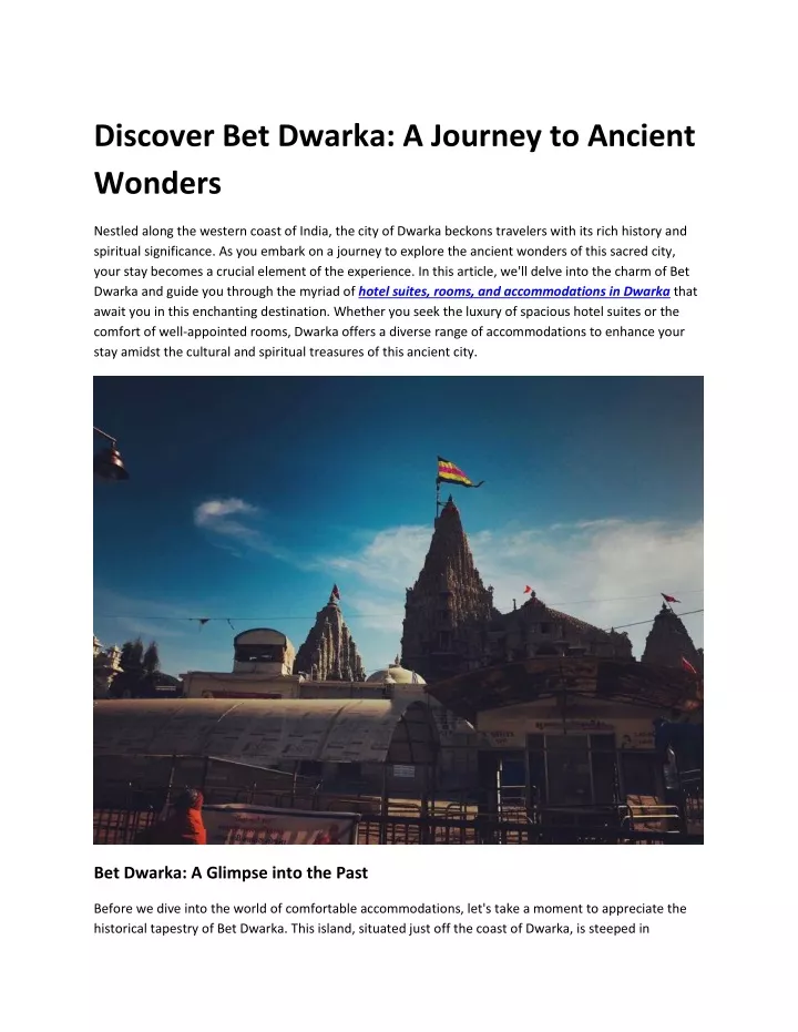 discover bet dwarka a journey to ancient wonders