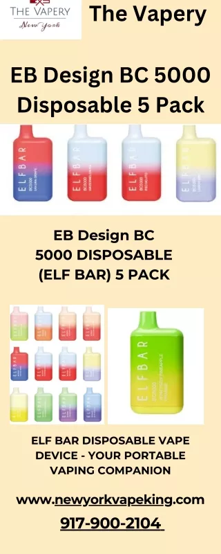 EB Design BC 5000 Disposable 5 Pack