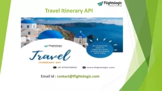 Travel Itinerary API