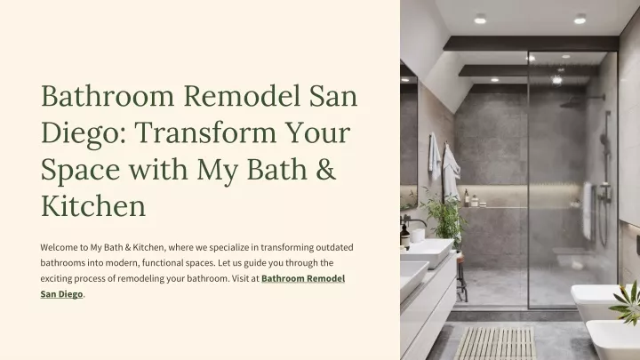 bathroom remodel san diego transform your space